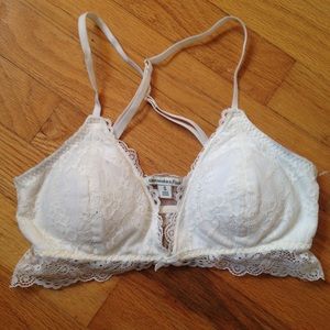 Abercrombie lace bralette small